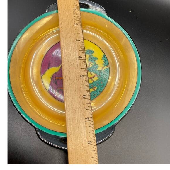 ART DECO Noritake CLASSIC Deco Japanese‎ Lusterware serving plate - Picture 15 of 16